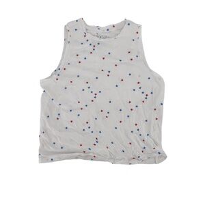 FIFTH SUN Red White Blue Star Patriotic Tank Top Size Medium